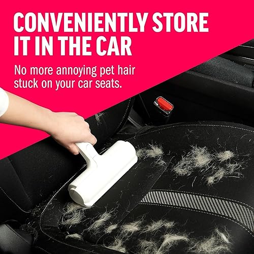 Miniatura 4 de Removedor de pelo de mascotas  Rodillo de pelusa para perros y gatos con base autolimpiante  Herramienta eficiente de eliminación de pelo de