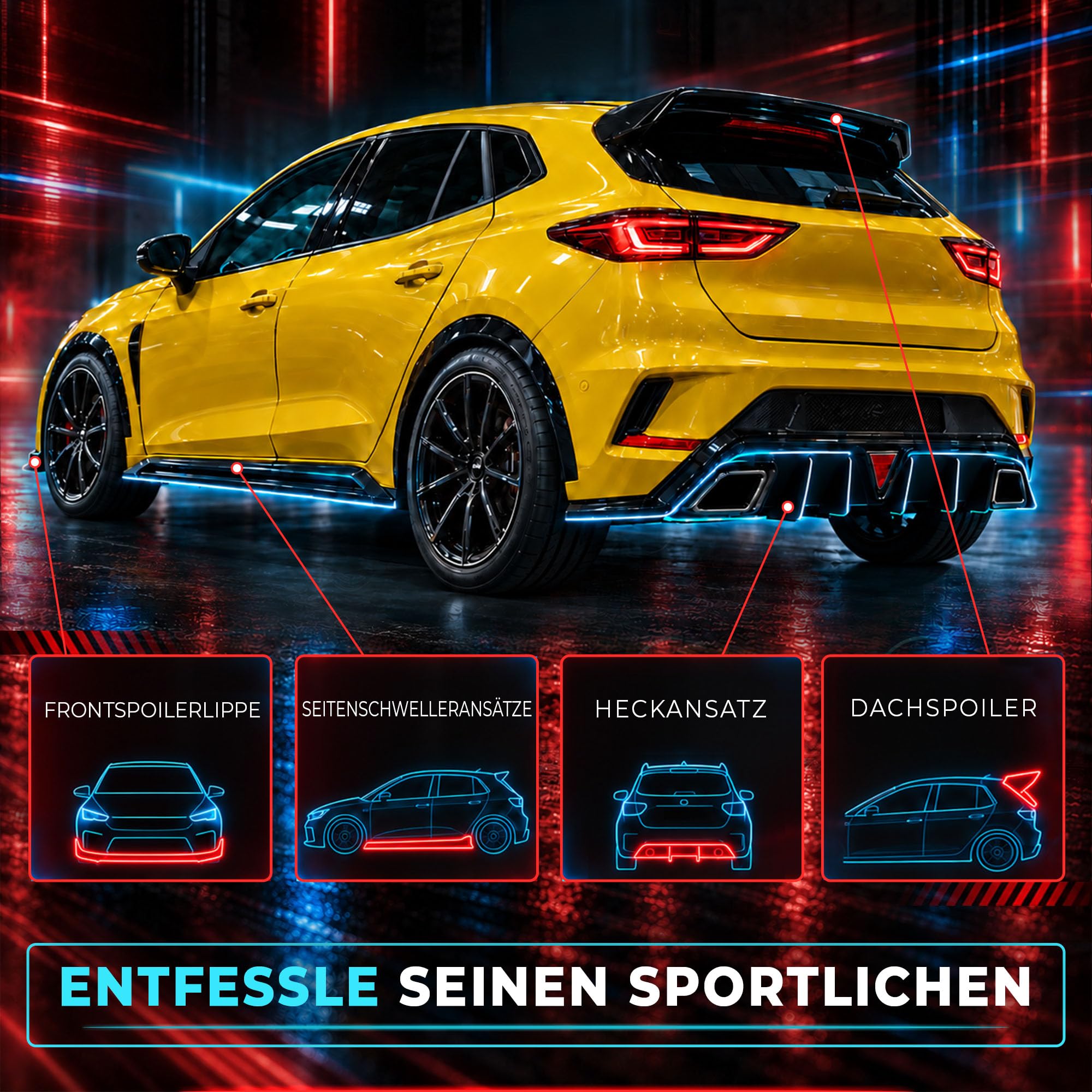 CHROMEMASTER Dachspoiler für Citroen Dispatch 2016+