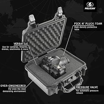 Amazon.co.jp: PELICAN ハードケース 1200 ブラック 1200-000