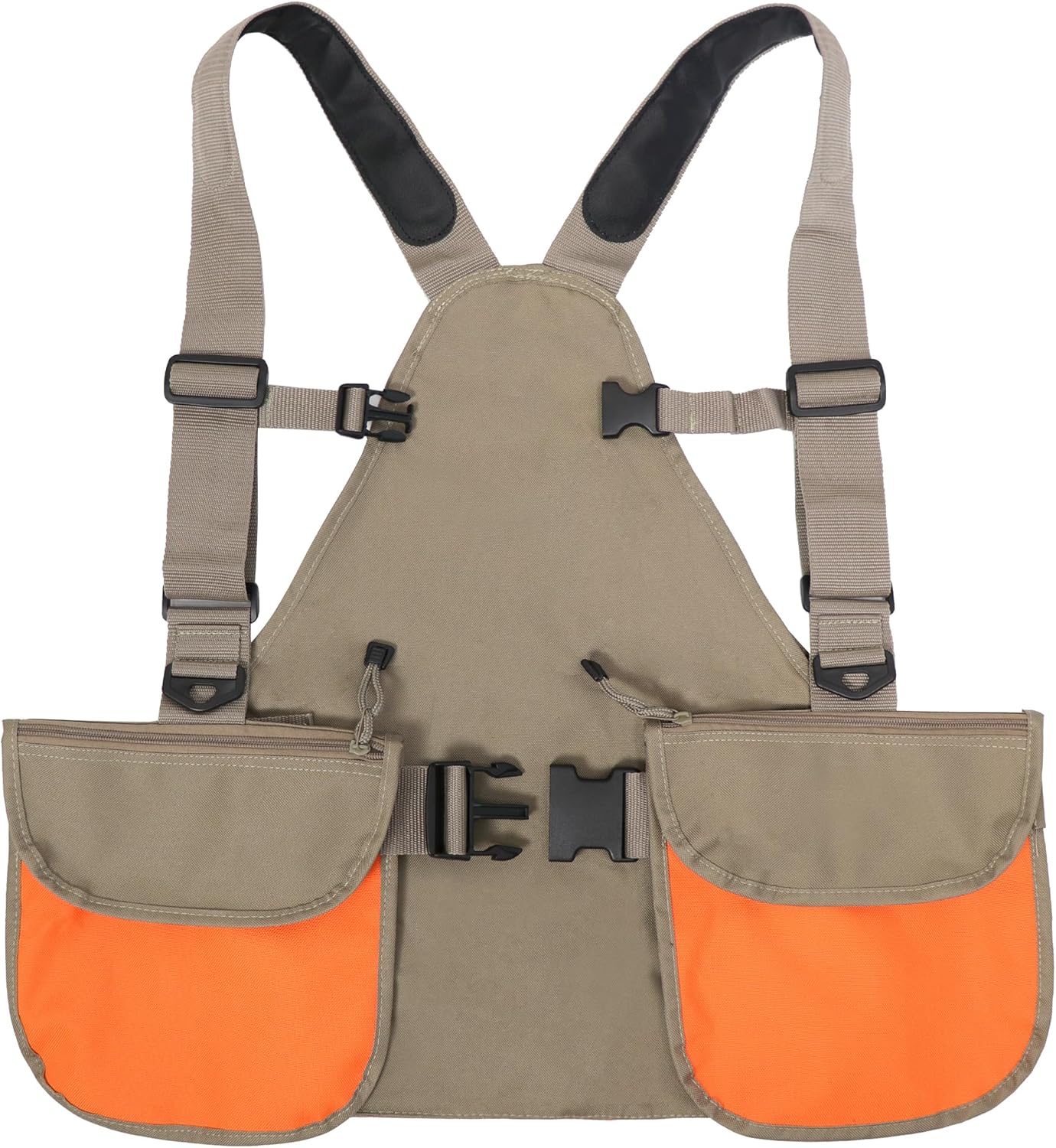 HUNTPAL Upland Bird Hunting Vest Tactical Backpack with Game Pouch, Pockets, Chest Strap and Waist Belt, Fit for Bird Hunting