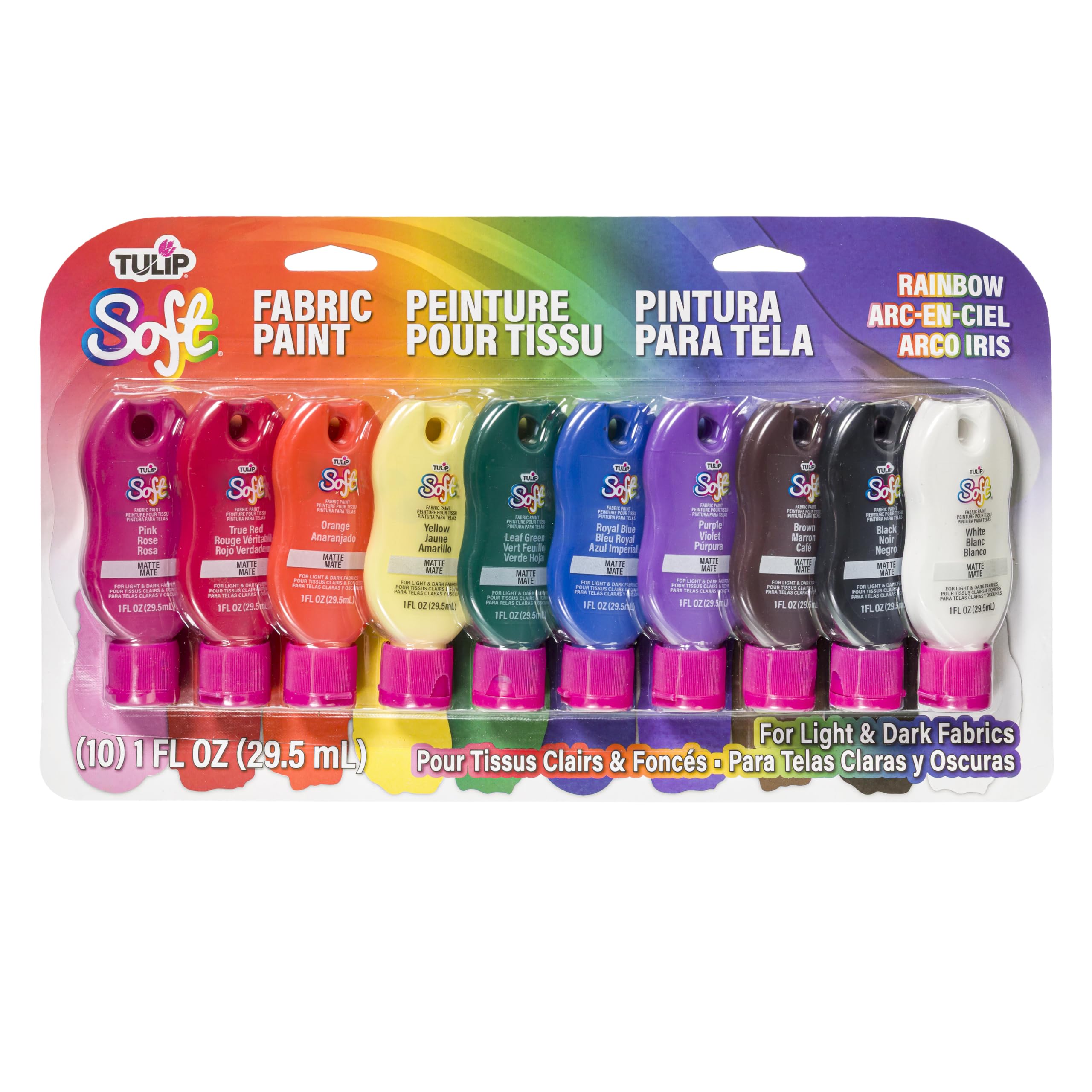 Tulip Soft Fabric Paint Kits - 10pk Rainbow-image-32