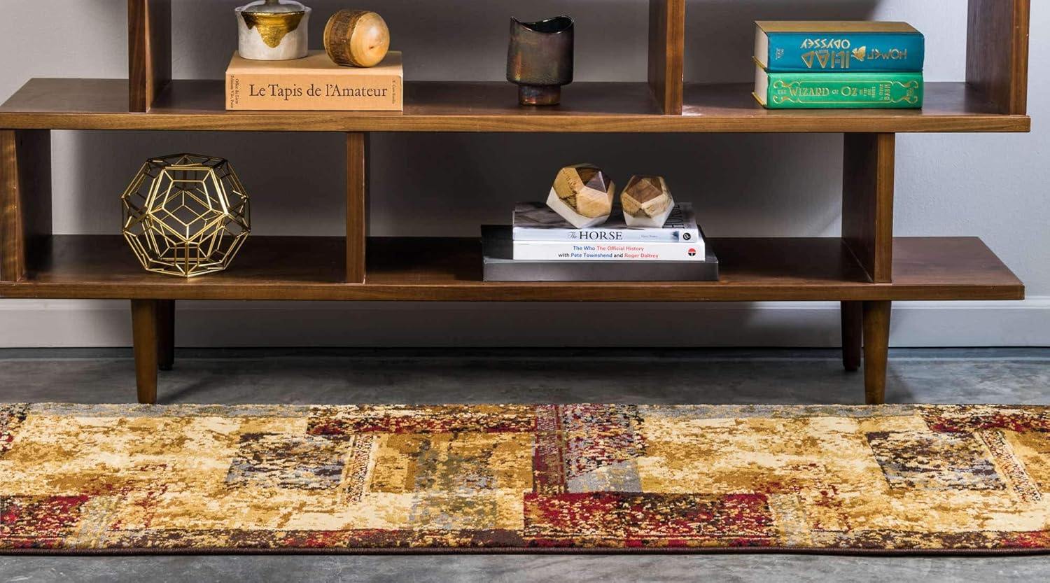 Unique Loom Barista Collection Area Rug - Arusha (2' 2" x 6' 1" Runner, Beige/ Black)