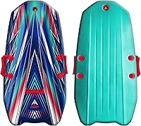 ARTIKFUN 36in Mirage Foam Snow Sled with Tow Rope & Handles - Fast, Stable Winter Hill Slider for All Ages