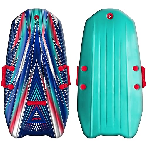 36in Winter Foam Snow Sled with Tow Rope and Handles