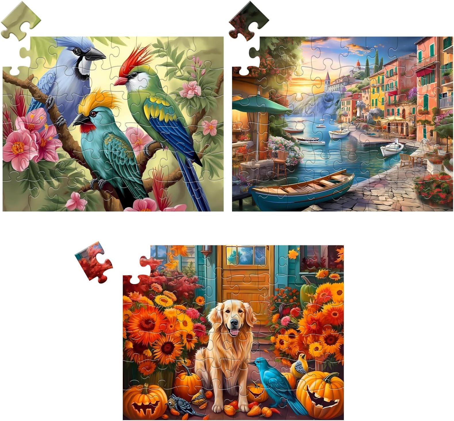 3 Pack 48 Piece Jigsaw Puzzle For Seniors Dementia Puzzles | Desertcart UAE