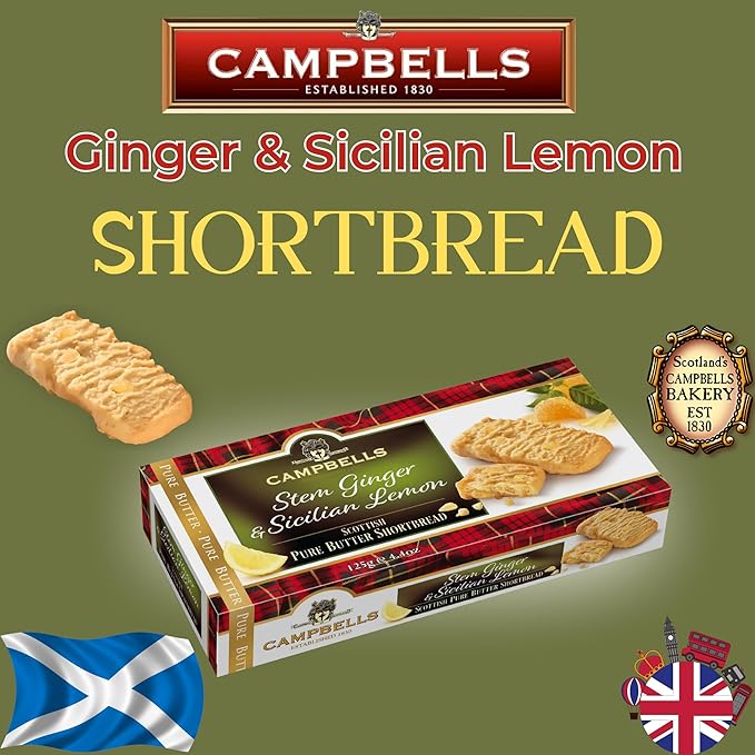 Campbells Shortbread con Jengibre y Limón 125 g miniatura 4