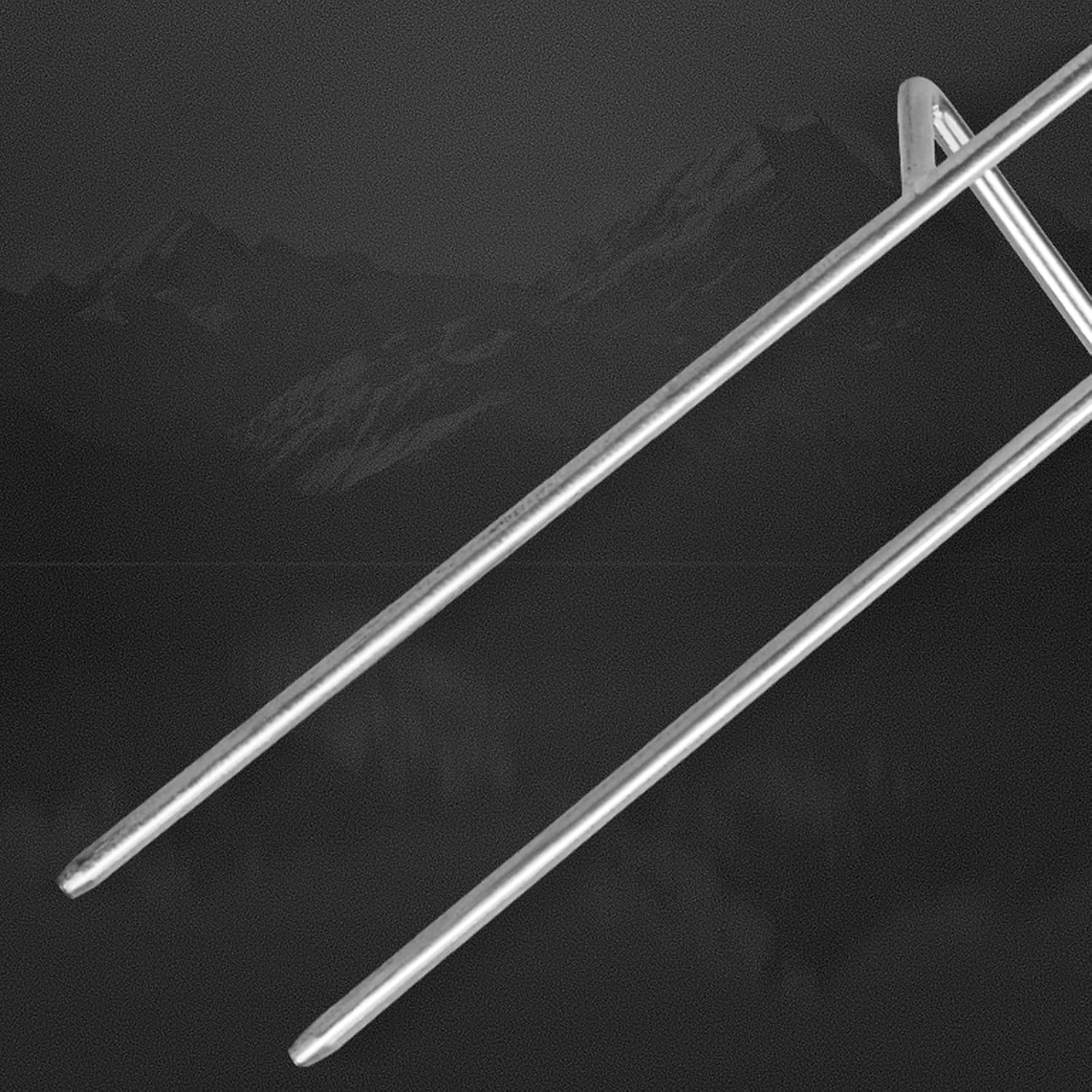 Fishing Pole Holder Fishing Rod Hand Rod Non-Slip Double-Insertion Bracket Fishing Rod Simple Fishing Rod Bracket Fishing Rod Storage Rack (Size : 1)