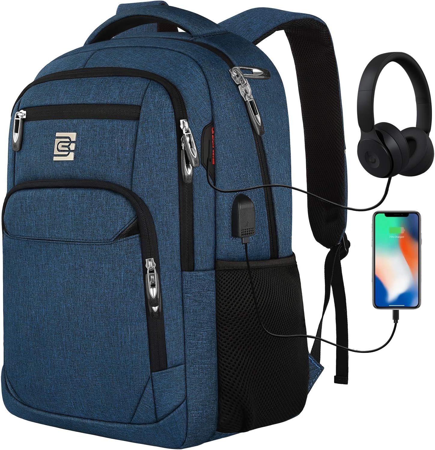 usb port on backpack