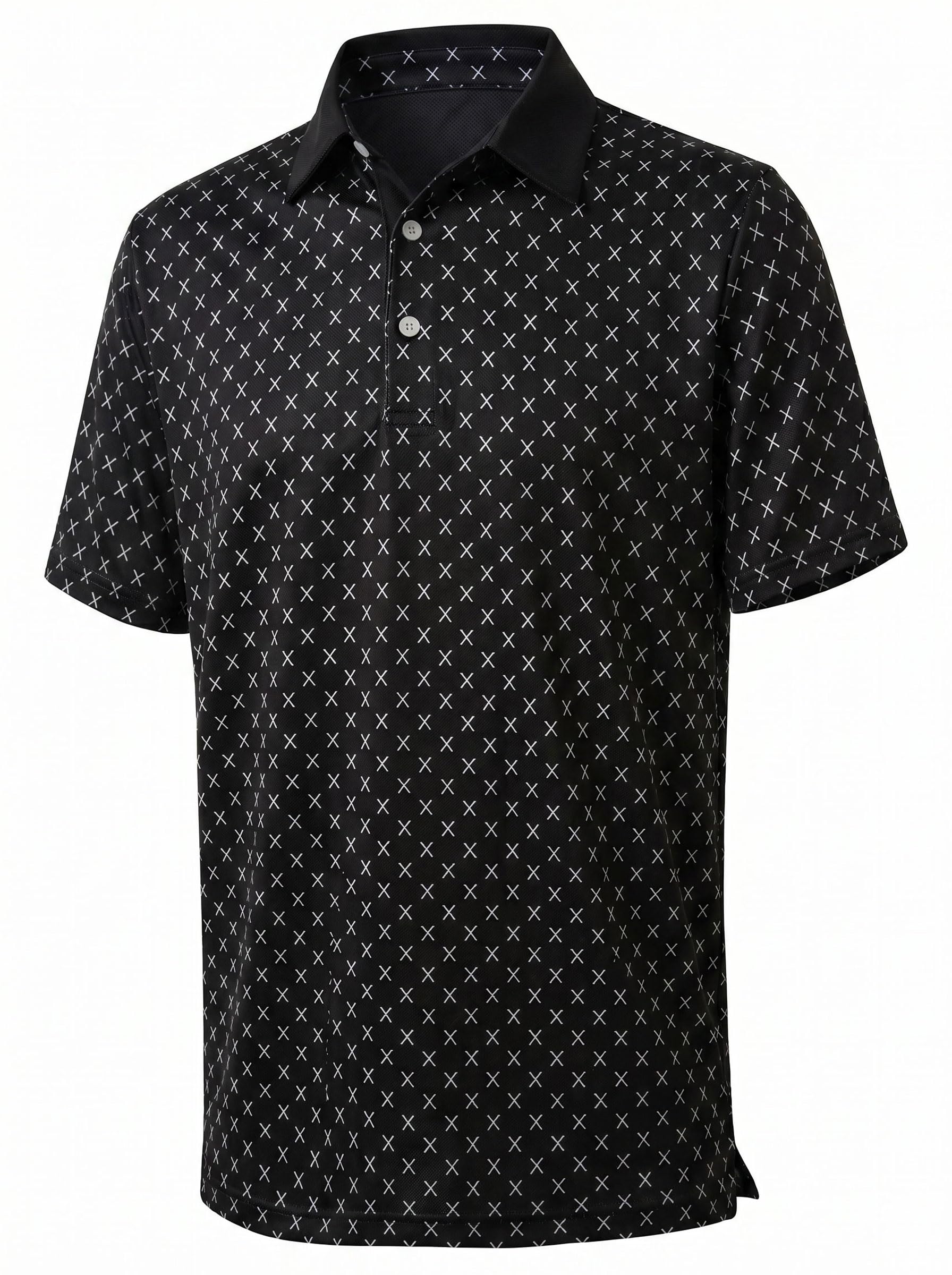 GLESTORE Golf Poloshirt Herren Kurzarm Polo Shirt Hemd für Männer Polohemden Regular Fit