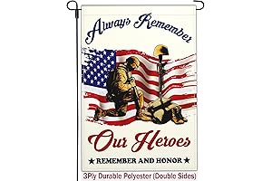 Memorial Day Banner: Celebrate Patriotism with Our 12x18 Inch Double Sided Flag