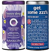 Vista 1 de The Republic of Tea Tés de hierbas Sleepytime - Beauty Sleep and Get Some ZZZ's Tea Bundle - 36 bolsas de té cada una