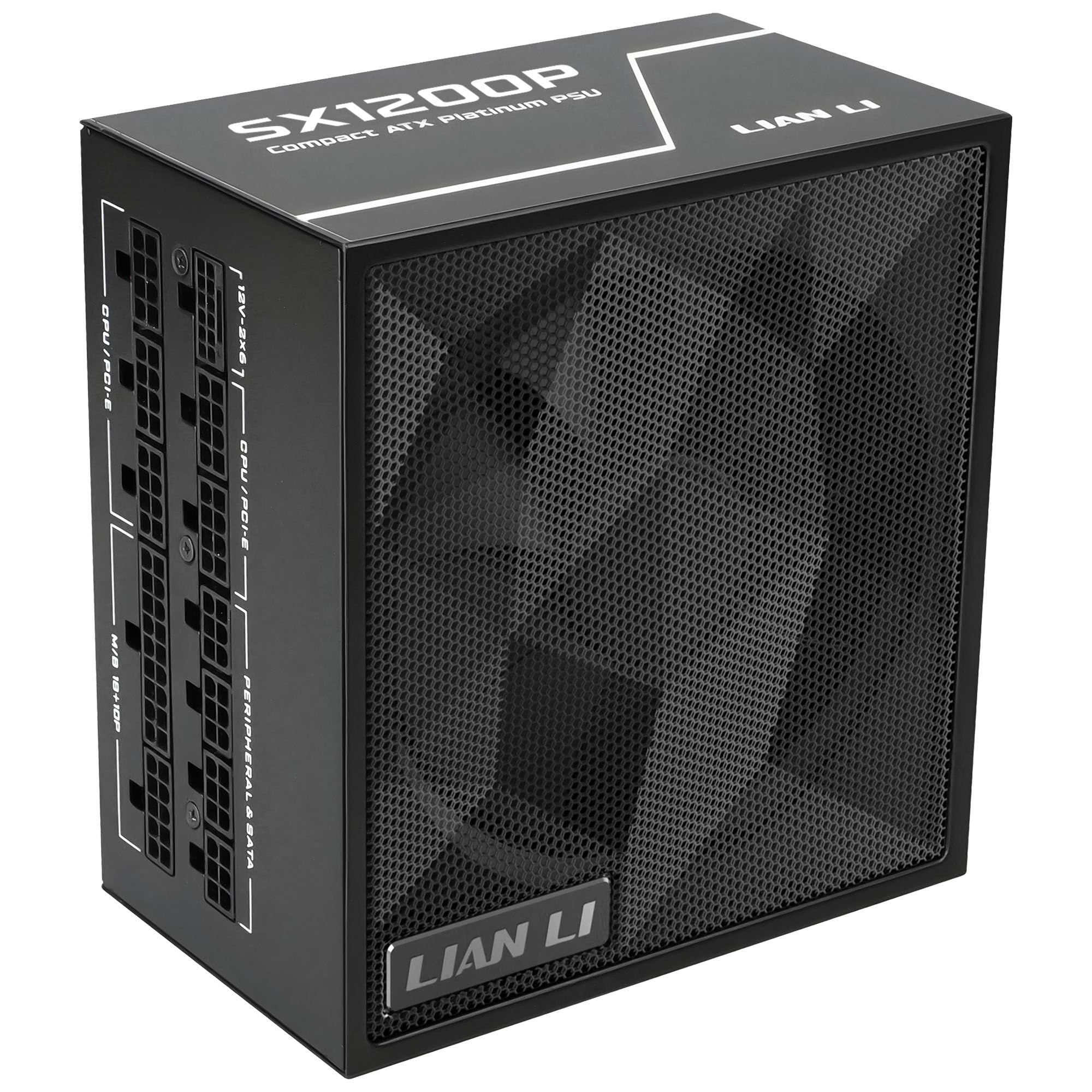 Lian Li SX Series 80 PLUS Platinum Netzteil, vollmodular, PCIe 5.1, ATX 3.1 - 1.200 Watt, schwarz