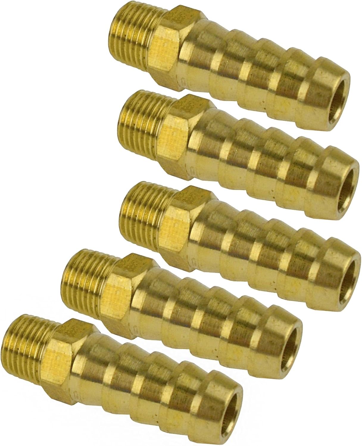 1/8" BSP Male Thread Hose Tail 3/8" (10mm) 5 PACK FT089