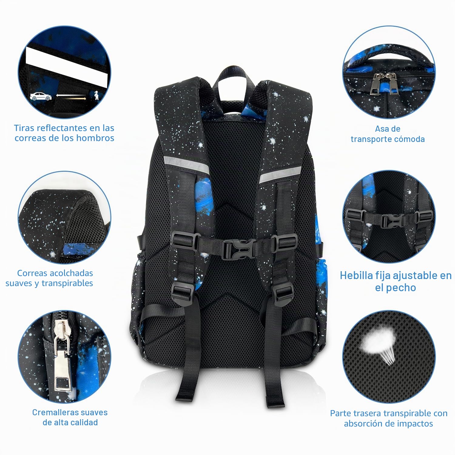 Mochilas Escolares Adolescentes Mochila Escolar Niño Niña Infantiles Bolso Sets para Niños y Niñas 7 8 9 10 11 12 13 14 15 16 Años Juveniles Grande Bolsas Tipo Casual Viaje Colegio Portátil de 15.6"