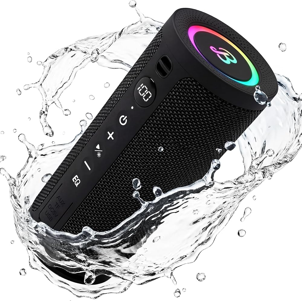BassBloom Roar 3: The Durable Outdoor Speaker for Campers and Beach Goers