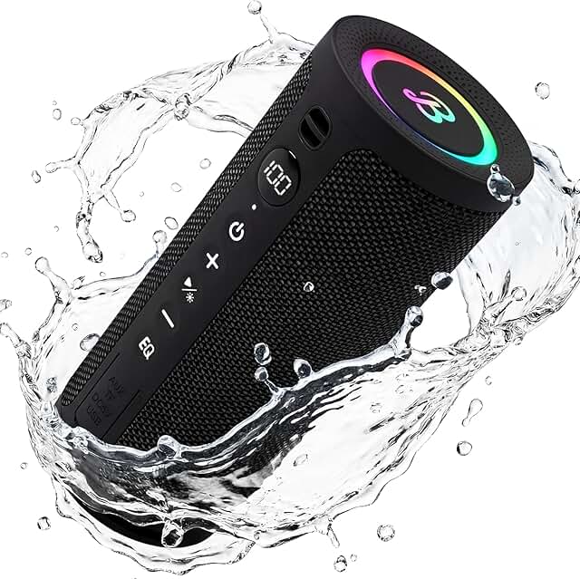 BassBloom Roar 3 Portable Bluetooth Speaker,20W Powerful Sound with JIKE...