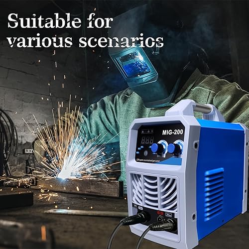 Miniatura 7 de Soldador MIG 205Amp Inversor Digital IGBT Stick MMA Soldador, 110V Dual Voltaje Inicio Caliente Máquina de Soldadura Portátil