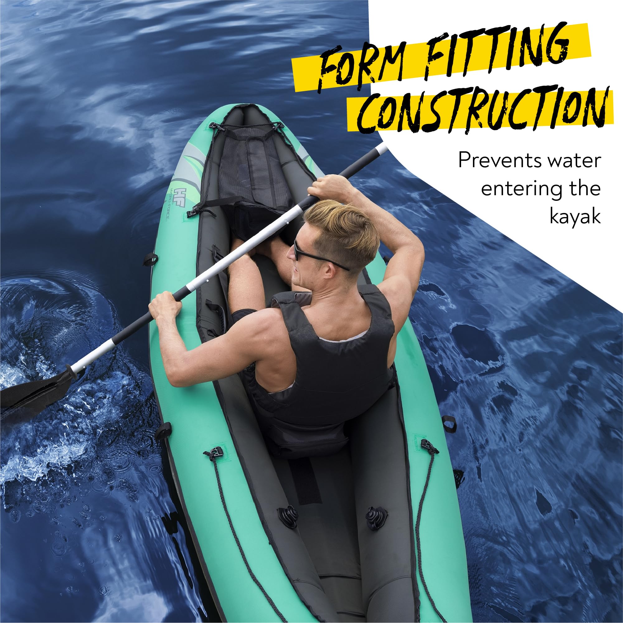 Bestway 65118-7 Kayak gonfiabile Ventura da 280x86 cm, 1 persona