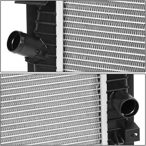 Miniatura 3 de DNA Motoring OEM-RA-13262 Radiador de enfriamiento de aluminio estilo fábrica compatible con 12-14 Mazda 3 2.0L, 26-716 pulgadas de ancho x 14-516