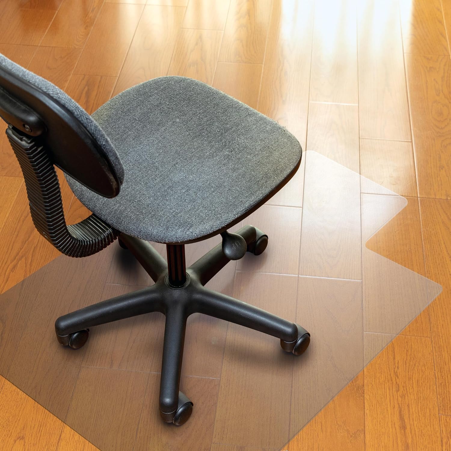 Floortex® Valuemat® Basic Vinyl Lipped Chair Mat for Hard Floors - 36" x 48"
