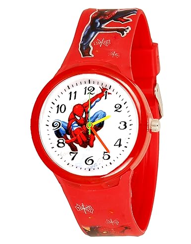 TIME UP Analog Dial Multicolor Spiderman Watch for Kids