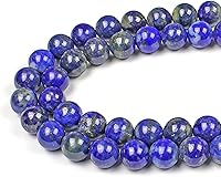 Vista 30 de MJDCB Cuentas de Amatista Natural de Ensueño Redondas de Piedra Cuentas Sueltas para Hacer Joyas 15" (8mm)