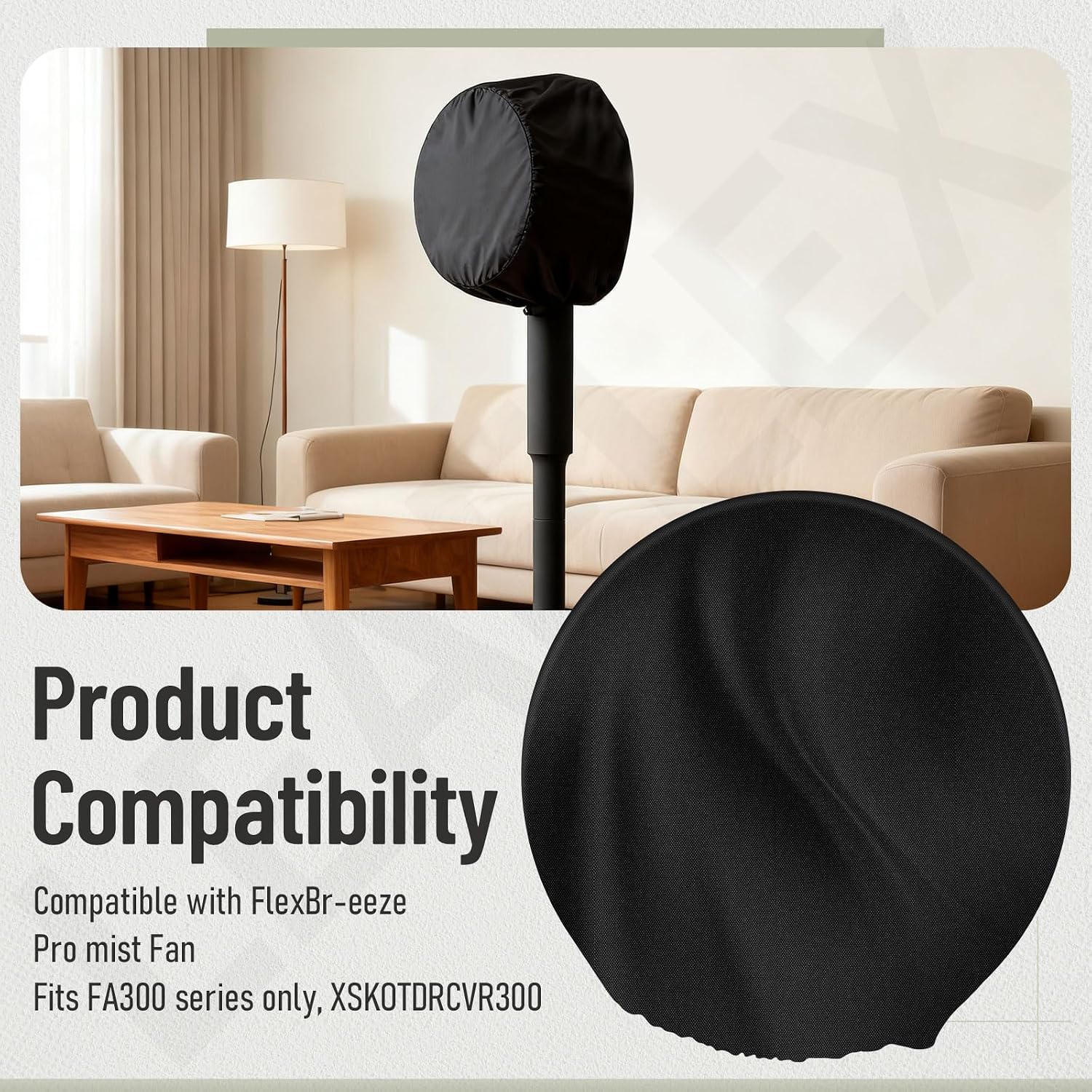 Fan Storage Cover Compatible with Shark FlexBr-eeze Pro Mist Fan