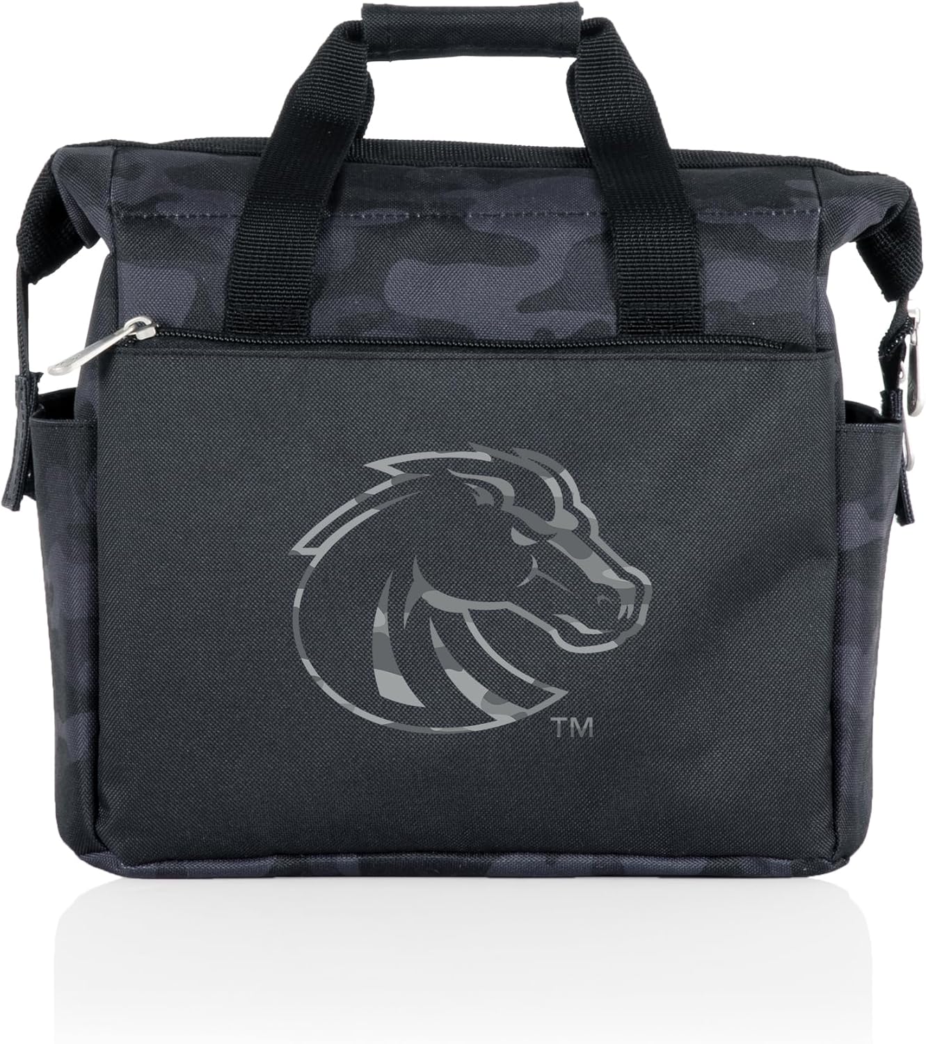 PICNIC TIME NCAA Boise State Broncos On The Go Lunch Bag Cooler, Soft Cooler Lunch Box, Insulated Lunch Bag, (Black Camo)