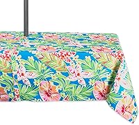 Vista 12 de DII Summer Floral - Colección de mesa para exteriores, resistente a las manchas y al agua, juego de servilletas, floral