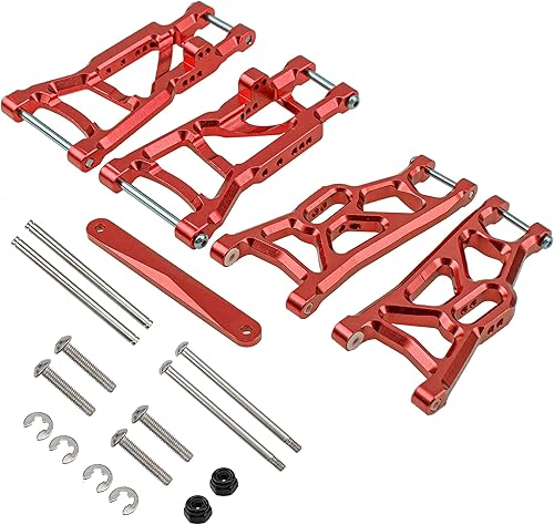Miniatura 2 de ShareGoo - Juego de brazos en A de aleación de aluminio y suspensión delantera y trasera de repuesto de 2555 3631 2532 compatible con Traxxas 110