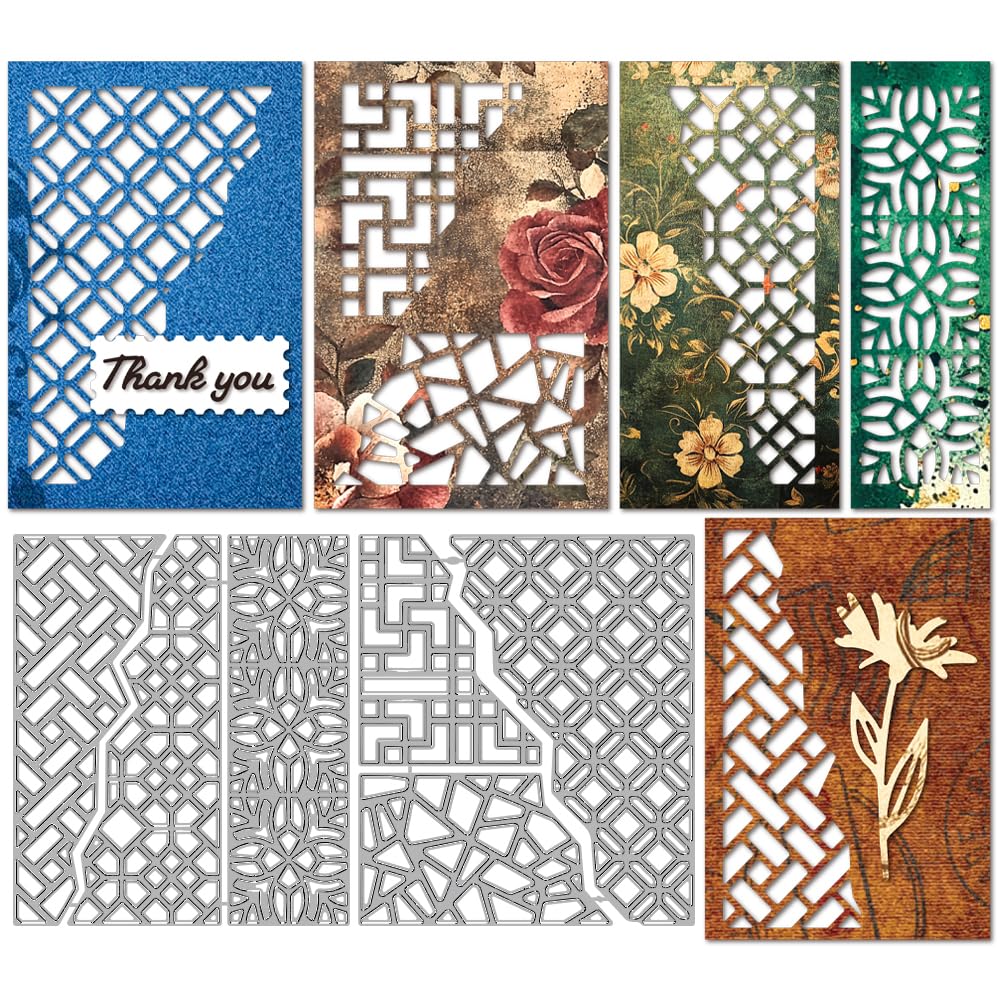 Matrices de découpe rectangulaires pour créer un cadeau d'anniversaire unique