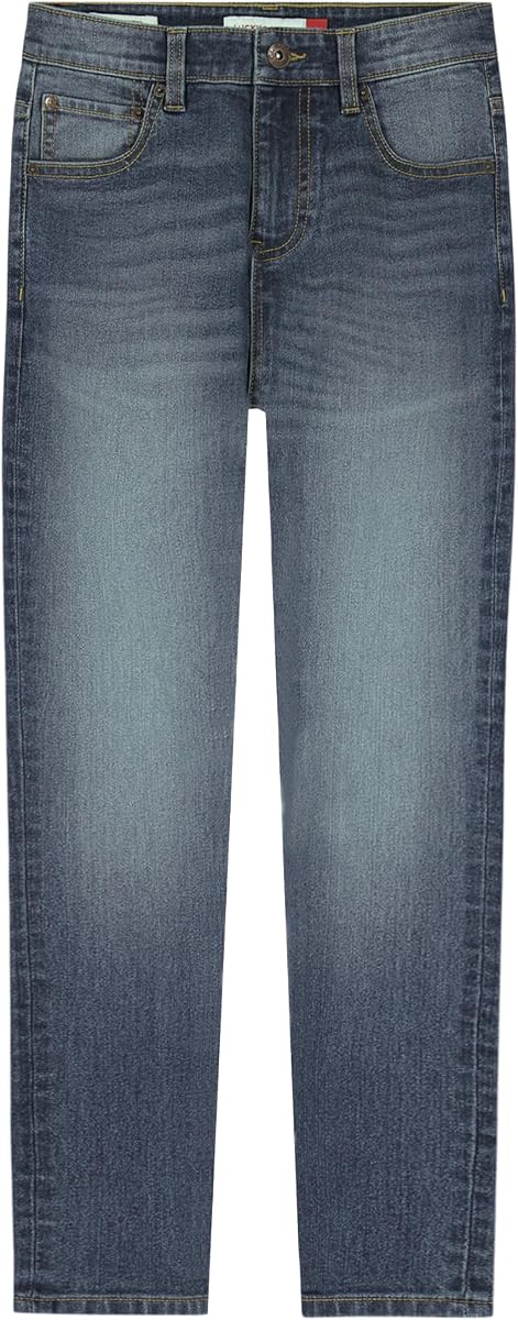 Lucky Brand Vaqueros de mezclilla elásticos ajustados auténticos para niño