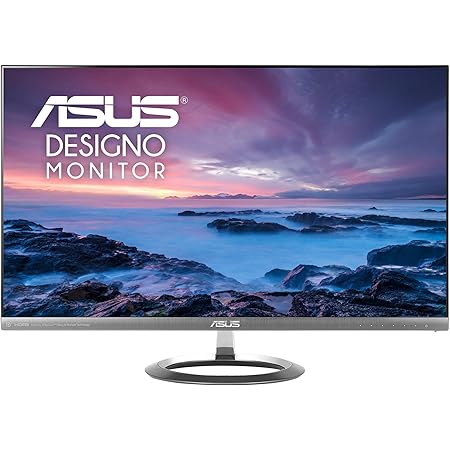 Amazon Com Asus Designo Mx27aq 27 Monitor Wqhd 2560x1440 Ips Dp Hdmi Eye Care Frameless Monitor Space Gray Black Electronics