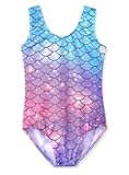 Gymnastics Leotards for Girls Toddlers Kids Sleeveless Tumbling Outfits for Dance Print