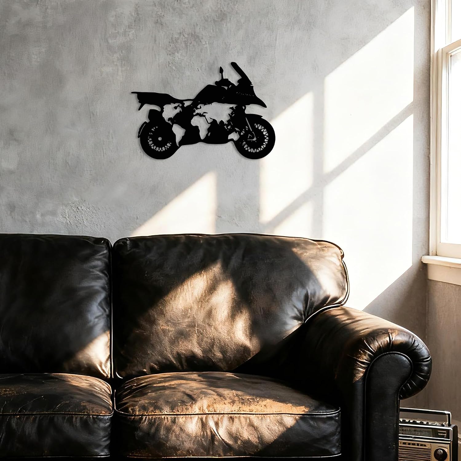 Slickss Metal Motorcycle Decor-Travel Decor Matel Wall Art, 14.5"x9.8" image 5