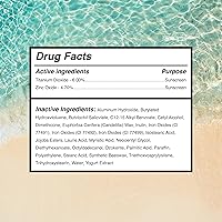 Vista 6 de Surface TROPIX - Protector solar transparente en barra, resistente al agua, de amplio espectro UVA/UVB, protección de secado rápido, sin PABA, SPF