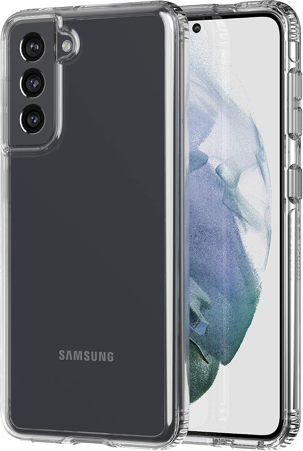 tech21 EvoClear for Samsung S21 5G - Phone Case with 12 ft. Drop Protection
