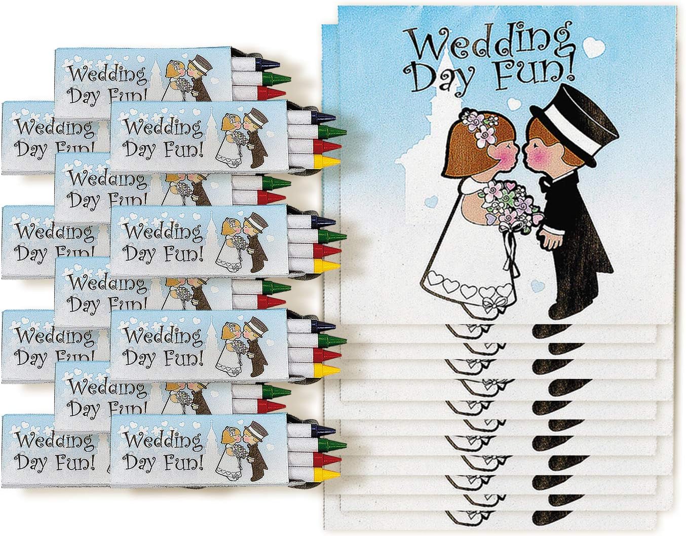 Fun Express FX IN-12/3790 Individually Packaged Children's Wedding Activity Sets (Pack of 12)