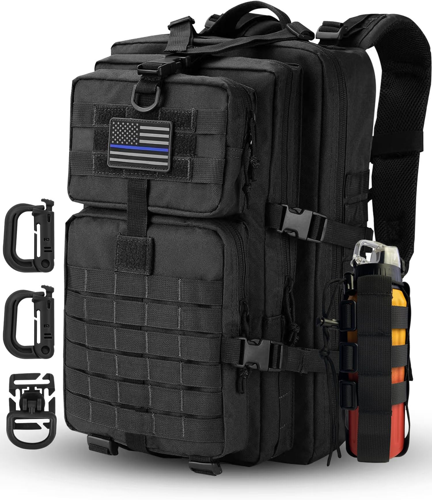 Hannibal Tactical MOLLE Assault Backpack, Tactical Backpack Military Army Camping Rucksack