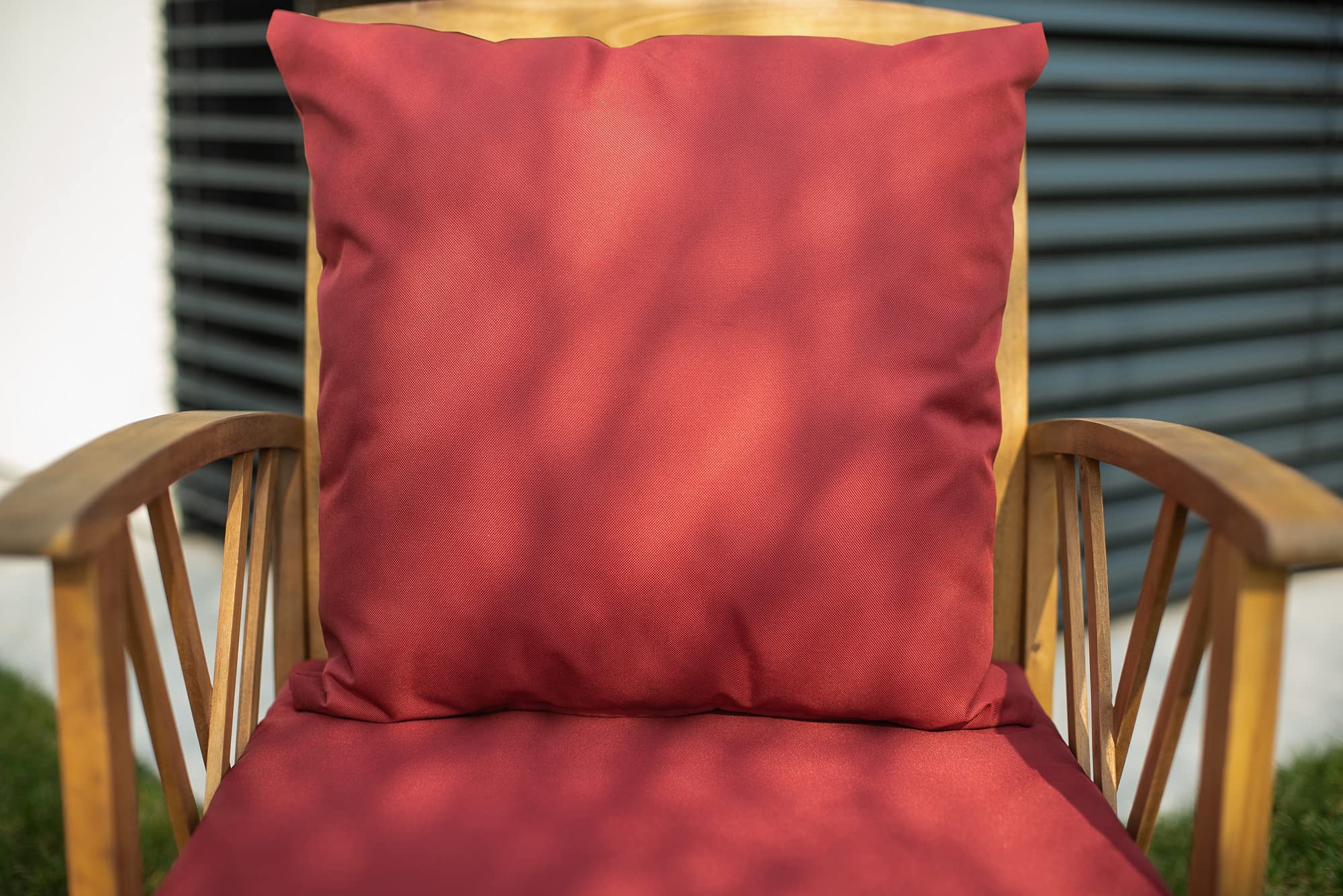 chilly pilley Coussin De Chaise Jardin Imperméable Coussin Décoratif Coussin De Siège Extérieur Intérieur Coussin De Dossier De Nombreuses Couleurs (Vert Foncé 2 ER Set 40x40)