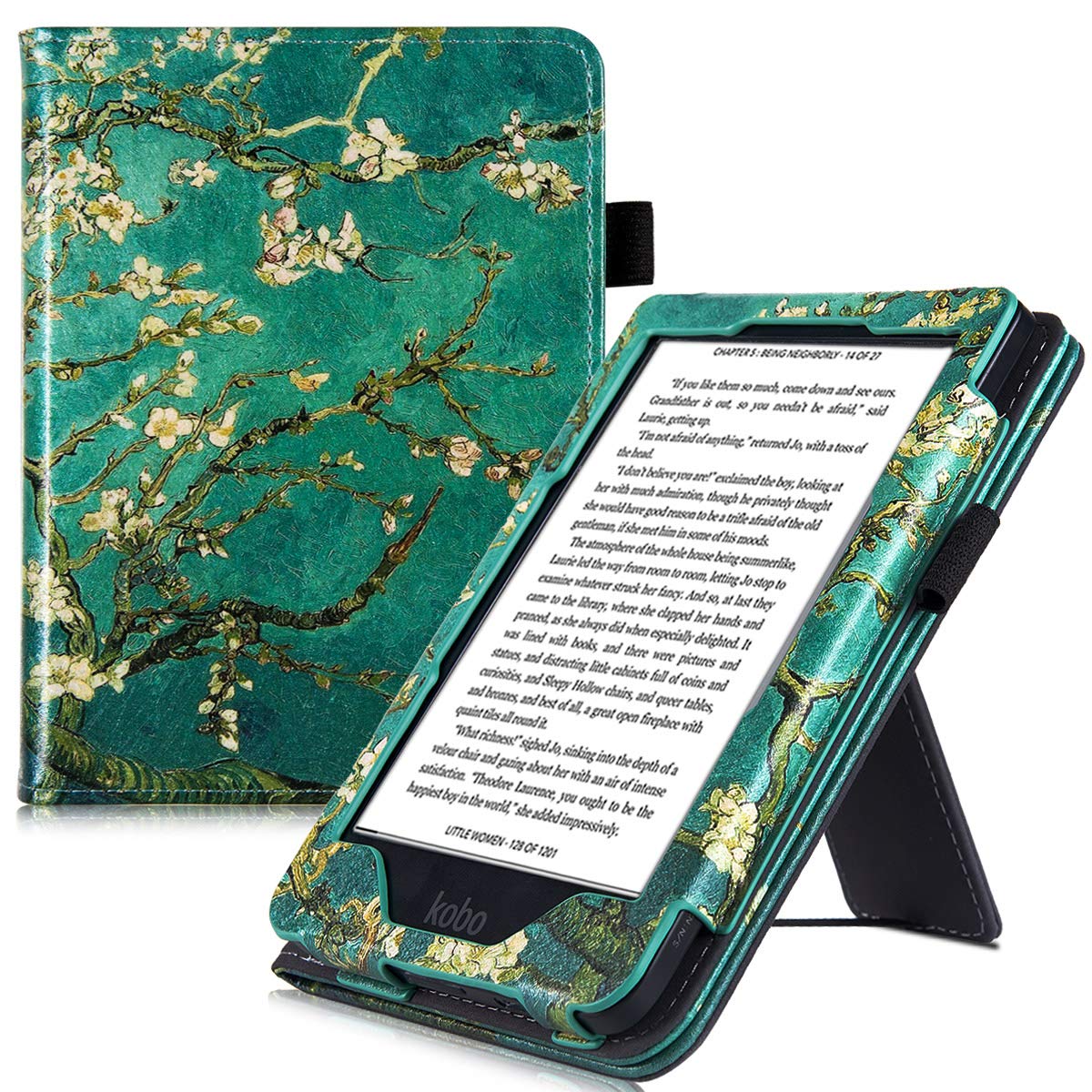 BOZHUORUI Stand Case for Kobo Clara HD eReader (Model N249-2018