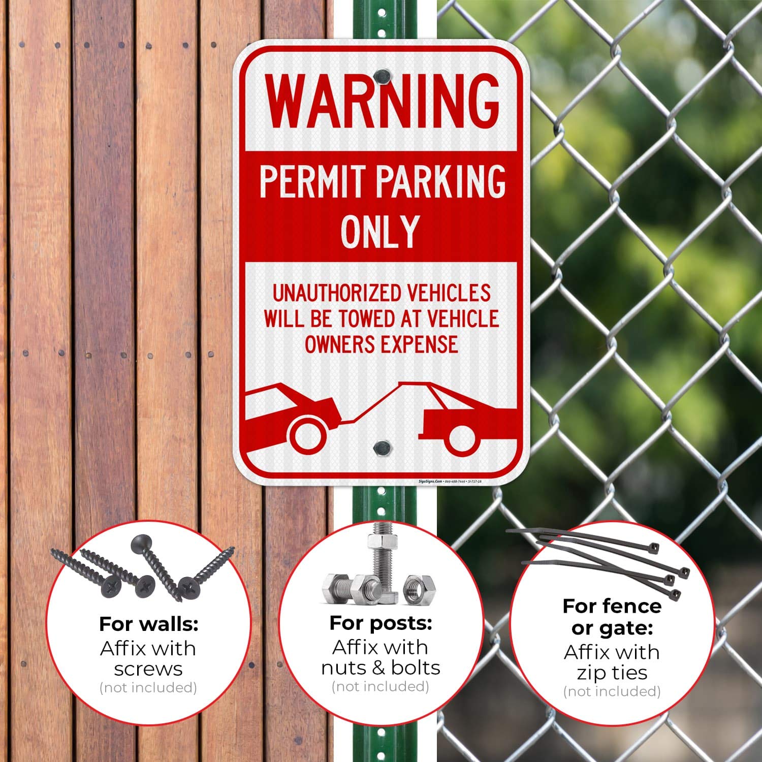 SIGO SIGNS Warnschild Aus Aluminium – 12x12 Cm, Wetterfest & Rostfrei Für Innen/Außen