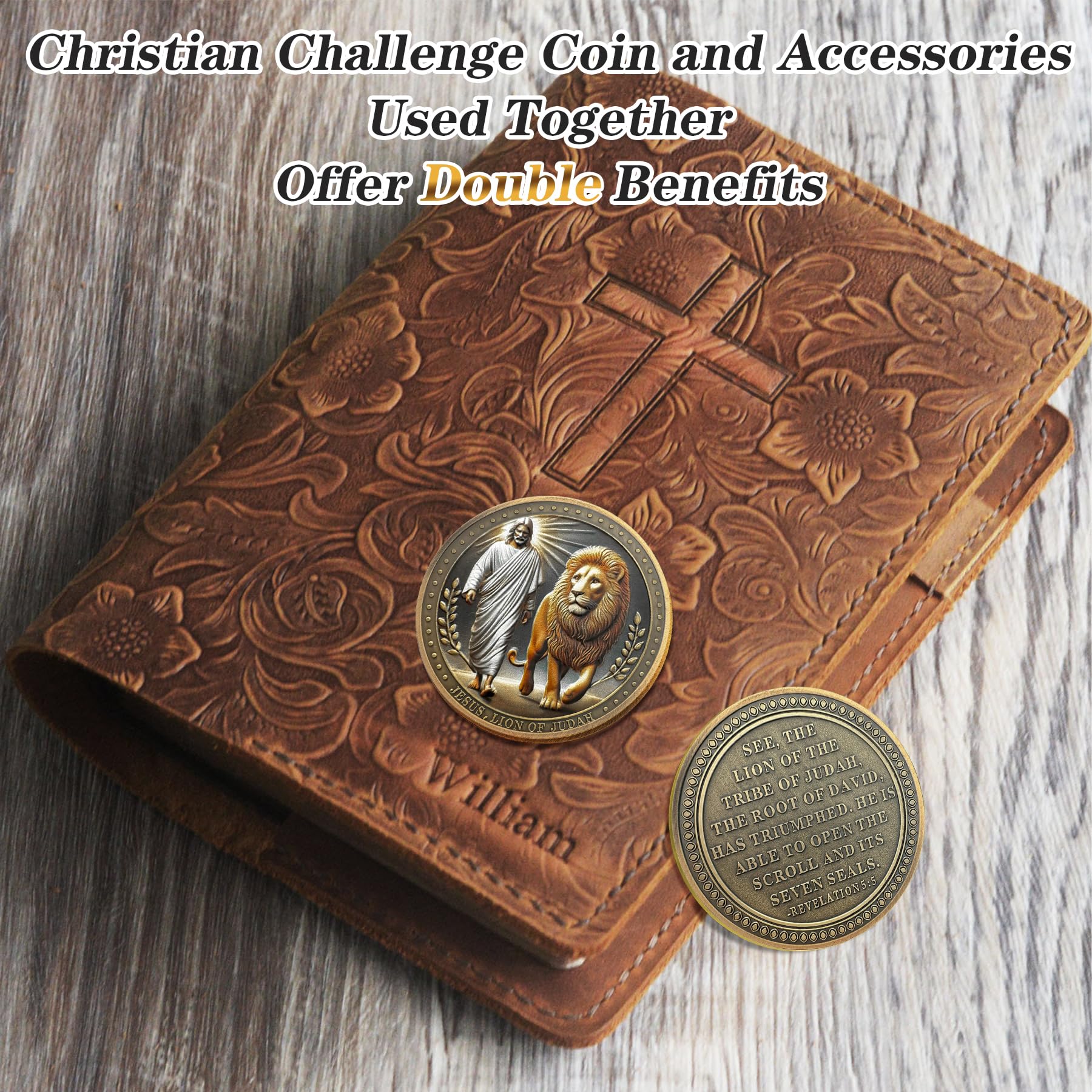 Moneda De Desafío De ángel De Cristo, Moneda De La Biblia De Jesucristo, Filipenses, 4:13, I Can Do All Things Three Crosses, Inspirador, Recuerdo De Fe, Regalos Cristianos Para Amigos Y Familiares