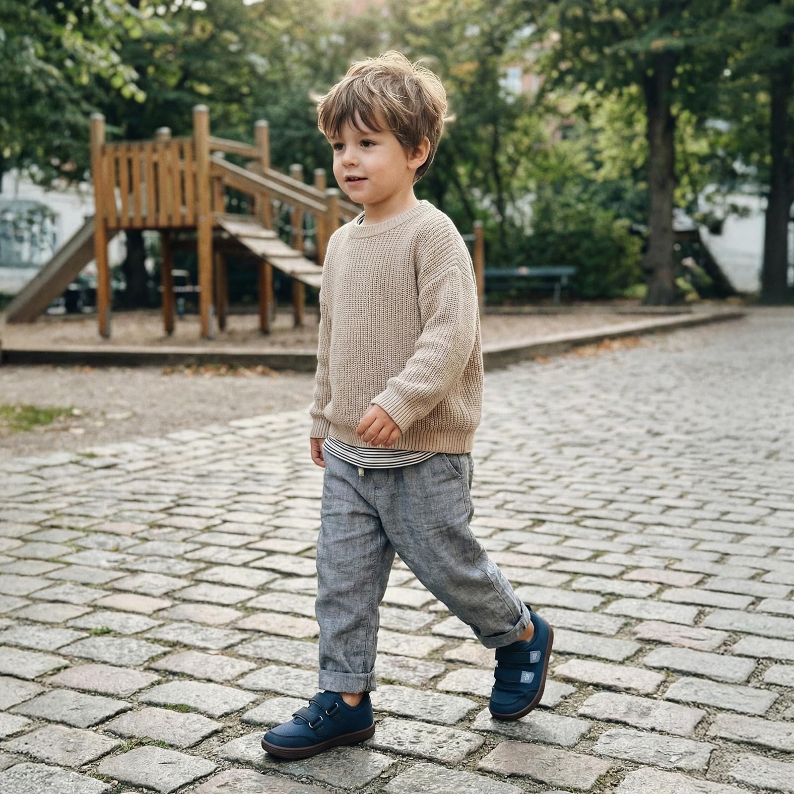 SAGUARO Zapatillas Barefoot para Niños — Deportivas Minimalistas para Uso Diario, Colegio, Juego y Deporte,Gr.25-35