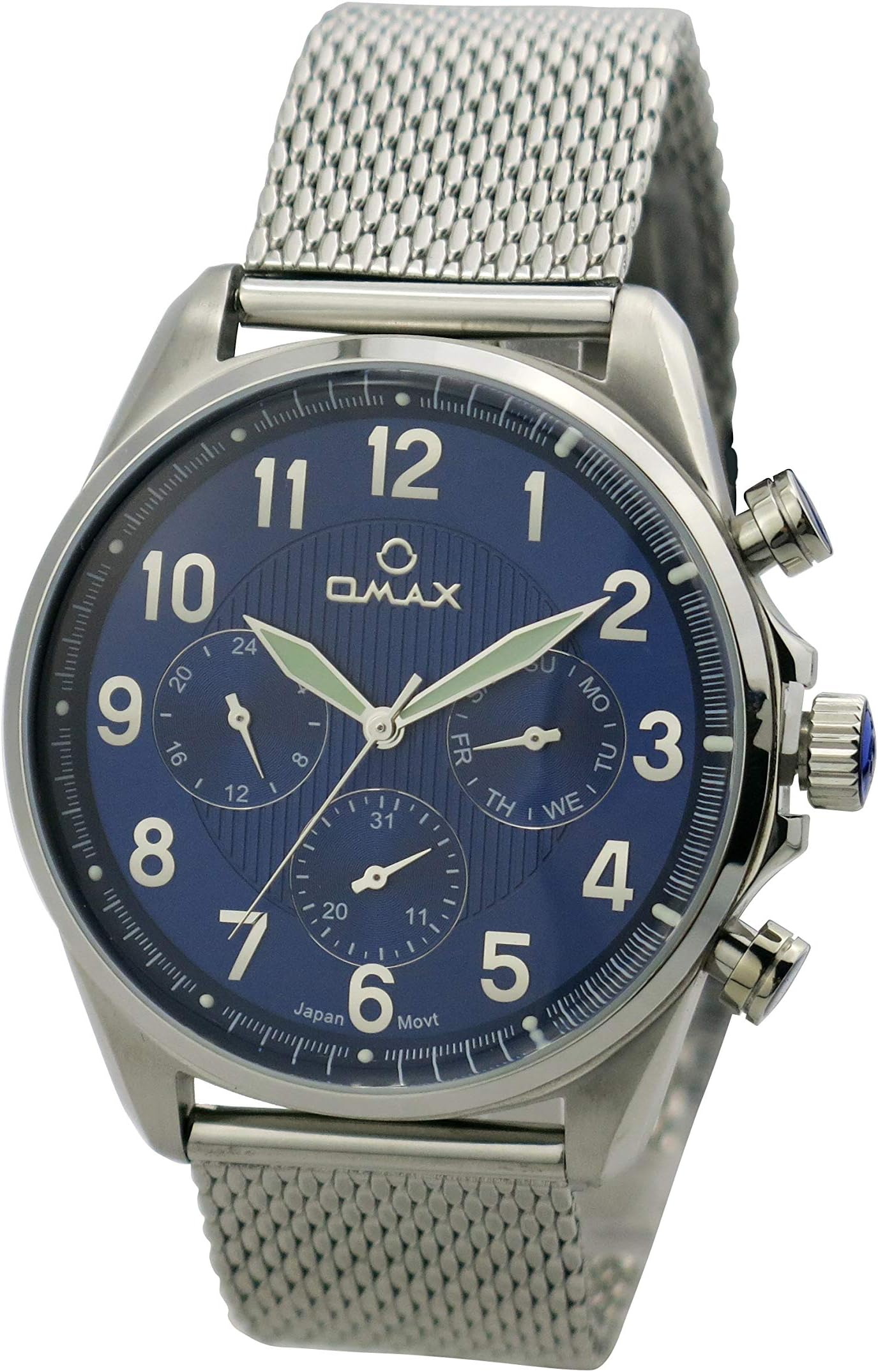 OMAXAnalog Multifunction Blue Dial Men’s Watch - VC05P46I