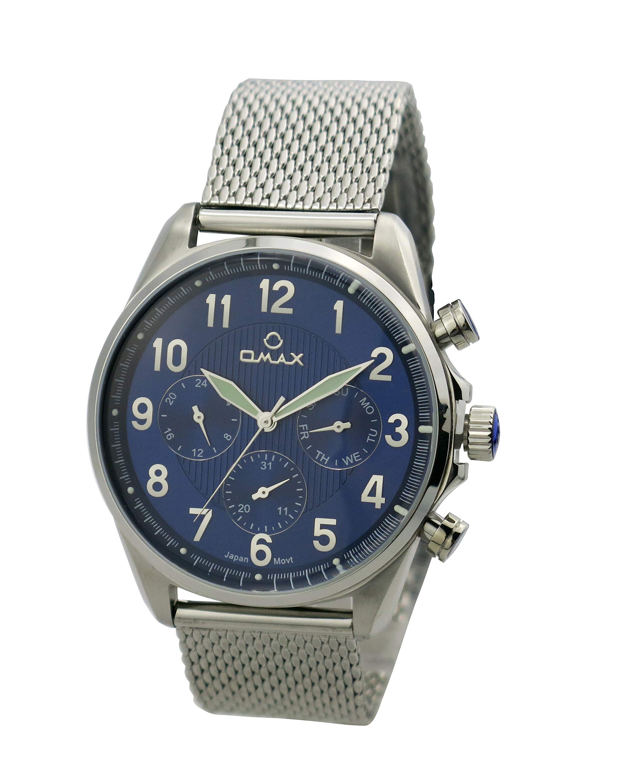 OMAXAnalog Multifunction Blue Dial Men’s Watch - VC05P46I