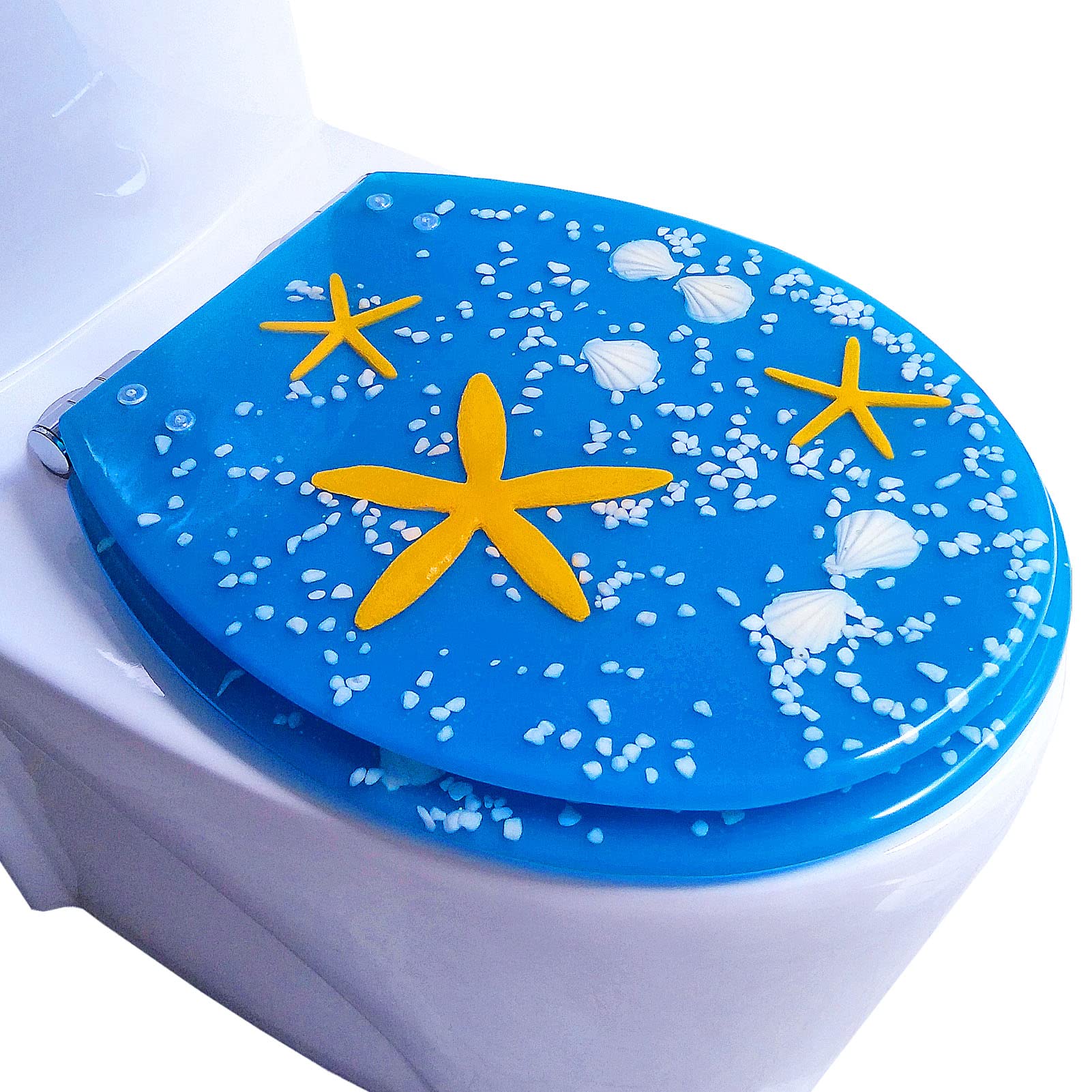 Quiet-Cushion Grip-Tight seat, no slam Bumpers, Quick-Release Hinges, Quick-Attach Hardware, Adjustable, Lightweight, Durable, Portable, User-Friendly, Compact
