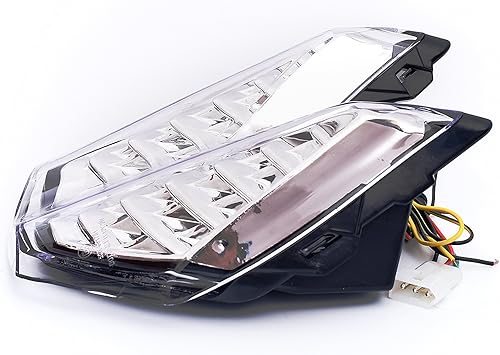Miniatura 4 de Luz trasera LED de freno para motocicleta, lente transparente con señales de giro integradas para KTM 2008-2011 690 Duke, Supermoto 690 2007-2008