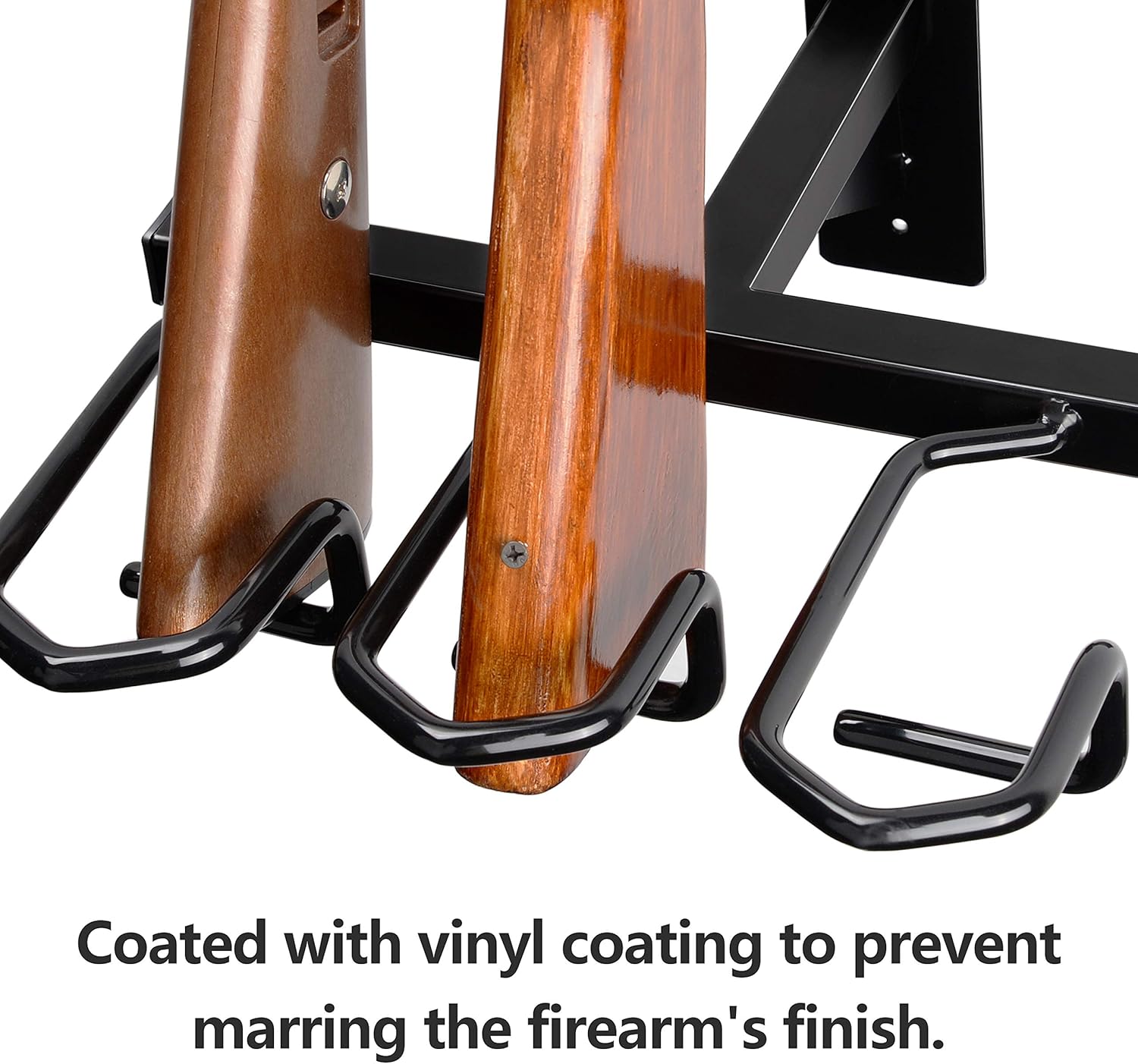 Adoreal Gun Rack, Gun Rack Wall Mount for Rifles and Shotguns, Rifle Rack - Heavy Duty Steel, 3-Slot : Sports & Outdoors