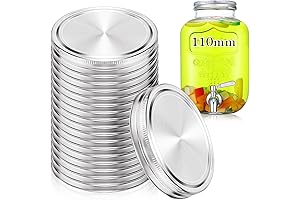 Uiifan: Replacement Gallon Jar Lids for Airtight Sealing